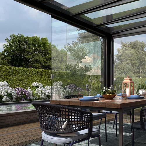 Pallazzo sQope terrasoverkapping-veranda-tuinkamer - INVIGO PRO glazen schuifwand - inzetfoto 500x500